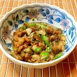 水なすの香味醤油